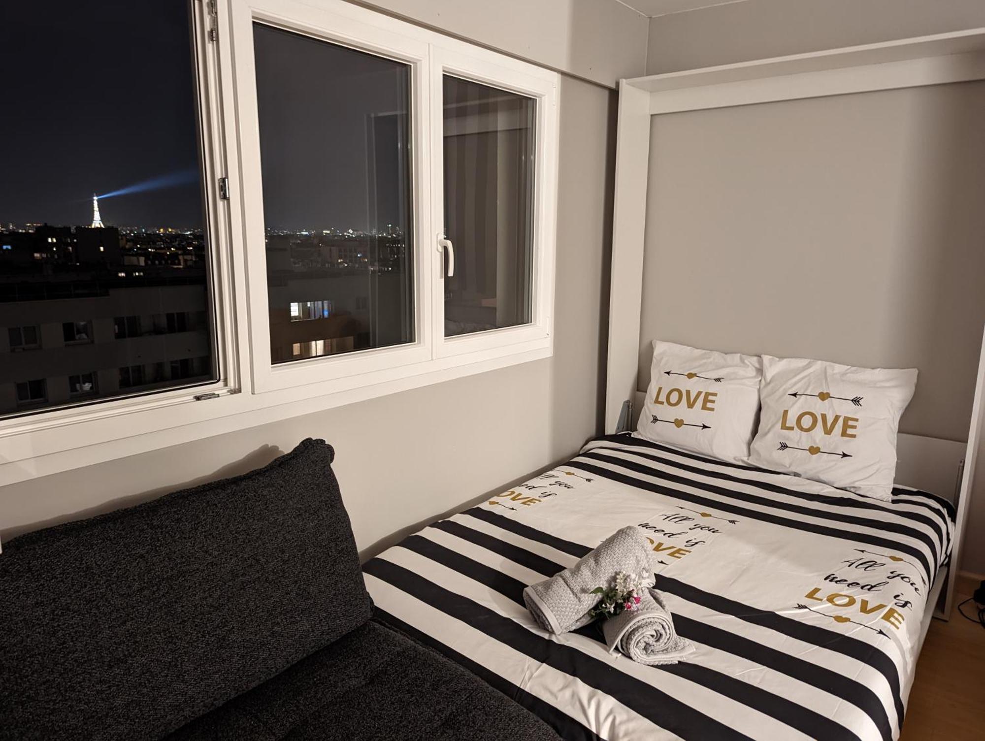 Charming Studio With Eiffel View Париж Екстер'єр фото