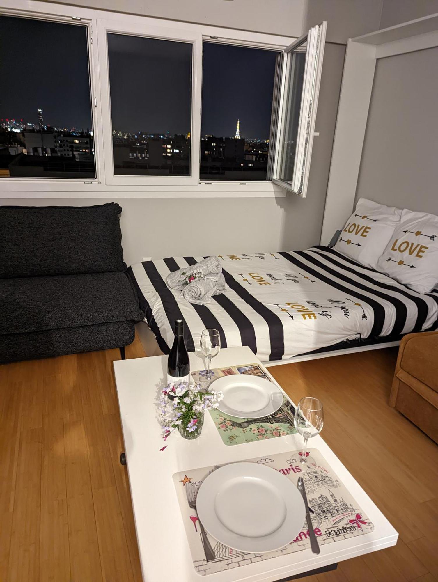 Charming Studio With Eiffel View Париж Екстер'єр фото